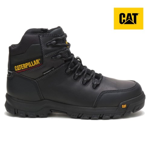 CAT Resorption Waterproof Composite Toe Men's Work Boots Black (AU S-741) Australia